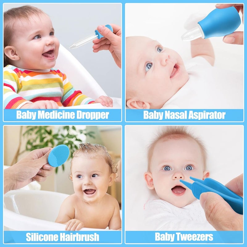 POPYJAN Baby Healthcare and Grooming Kit for Newborn Kids, 31PCS Upgraded Safety Baby Care Kit, Newborn Nursery Health Care Set, Baby Electric Nail Filer Kit, Infant Baby Care Products - Image 5
